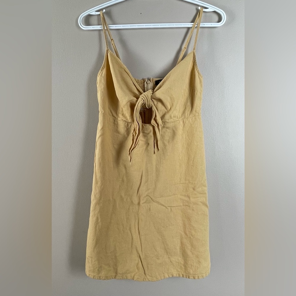 Dynamite Tie Front Summer Dress
